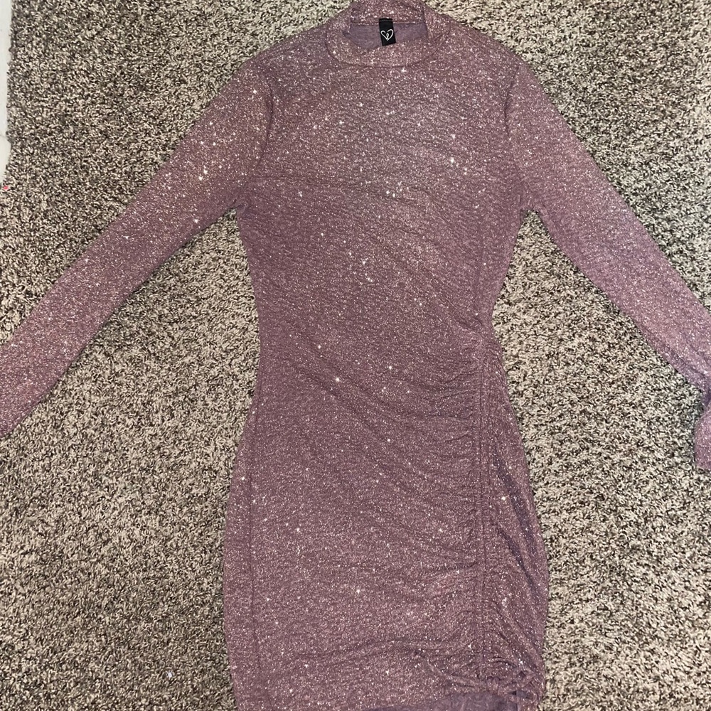 Windsor Purple Long Sleeve Dress